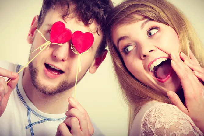 Couple souriant